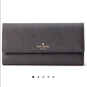 kate spade | Black Leather Wallet